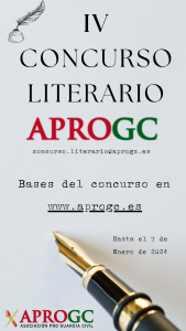 Finalistas del IV Concurso Literario APROGC.